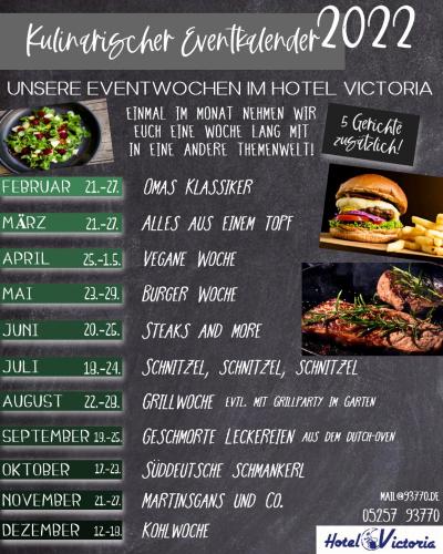 Kulinarischer Eventkalender 2022